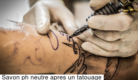 Savon ph neutre apres un tatouage